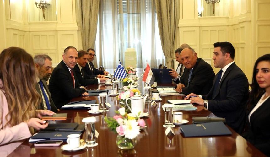 Egypt’s Shoukry, Greek counterpart discuss regional security, cooperation in Athens